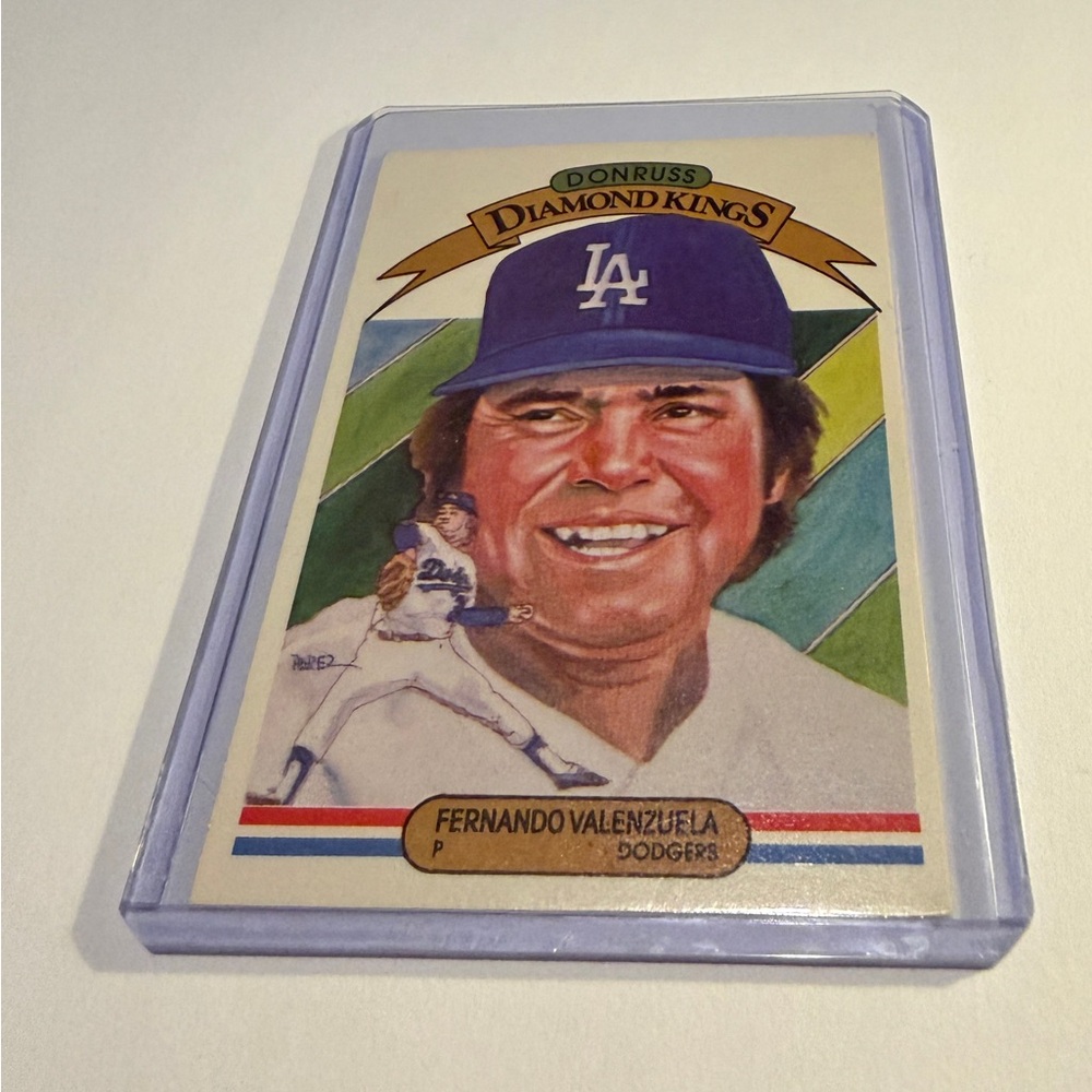 Fernanado Valenzuela 1982 Donruss Diamond Kings Baseball Card Vintage